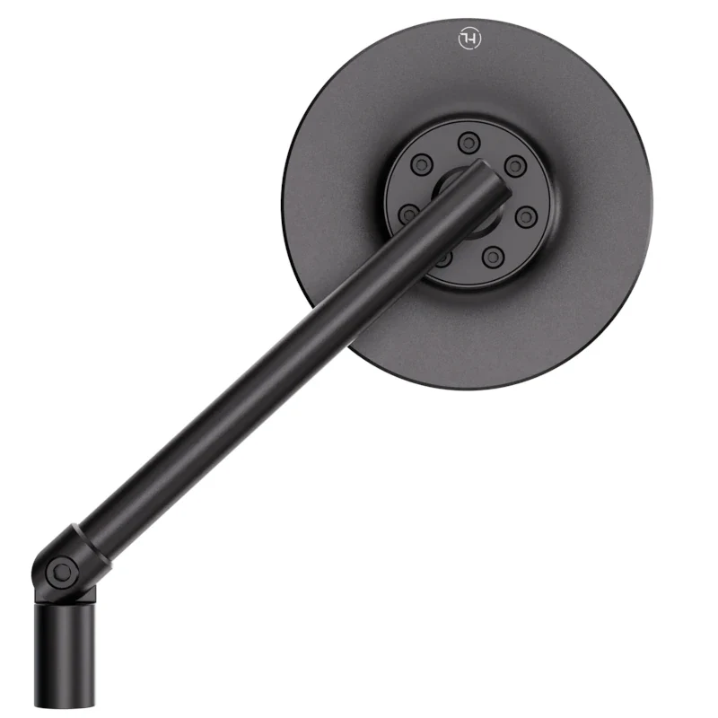 Lenkerspiegel Conero Black Edition schwarz, Aluminium, E-geprüft, M10x1.25