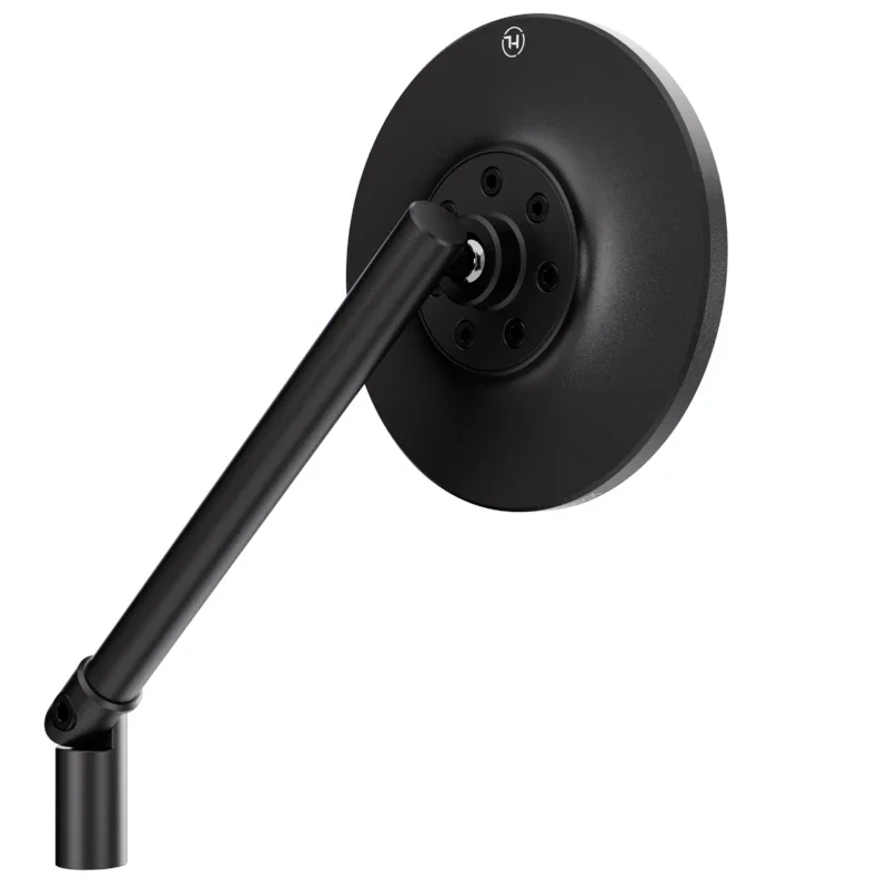 Lenkerspiegel Conero Black Edition schwarz, Aluminium, E-geprüft, M10x1.25