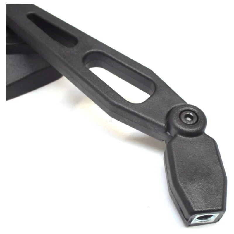 Lenkerspiegel Paar Diego schwarz, Kunststoff, E-geprüft, M10x1.25 Adapter