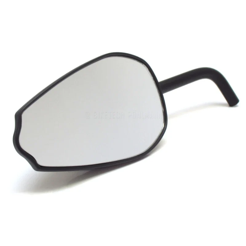 Lenkerspiegel Paar Como schwarz, Aluminium, E-geprüft, M10x1.25 Adapter