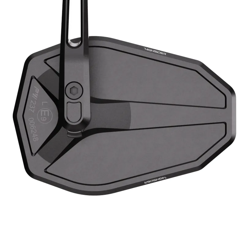 Lenkerendenspiegel Highsider Pro Victory-Slim, Schwarz, E-geprüft, Ø 22-30 mm