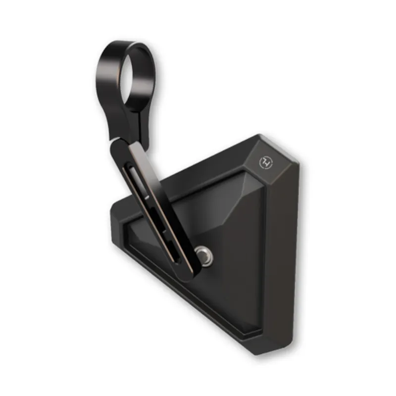 Lenkerendenspiegel Highsider Pro Tetra, Schwarz, E-geprüft, Ø 22-30 mm