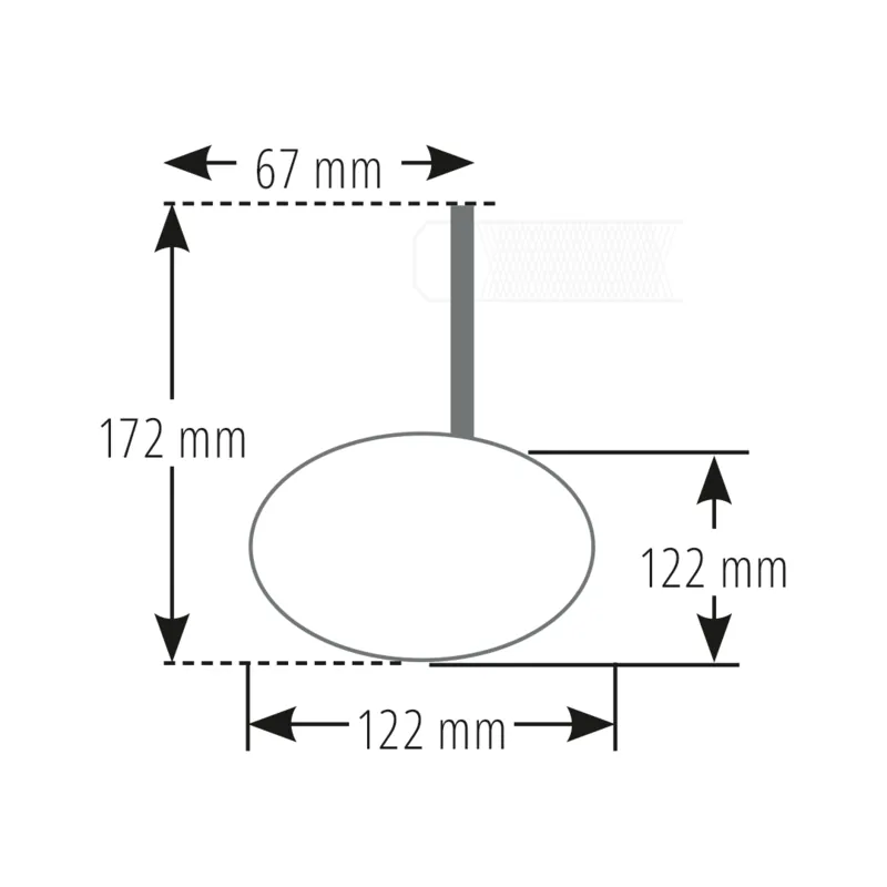 Lenkerendenspiegel Highsider Pro Tetra, Schwarz, E-geprüft, Ø 22-30 mm