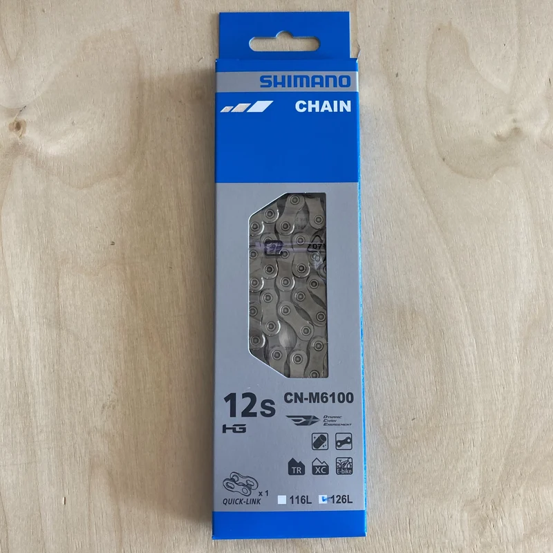 Shimano CN-M6100 Deore 126 Links 12 Speed Bike Chain