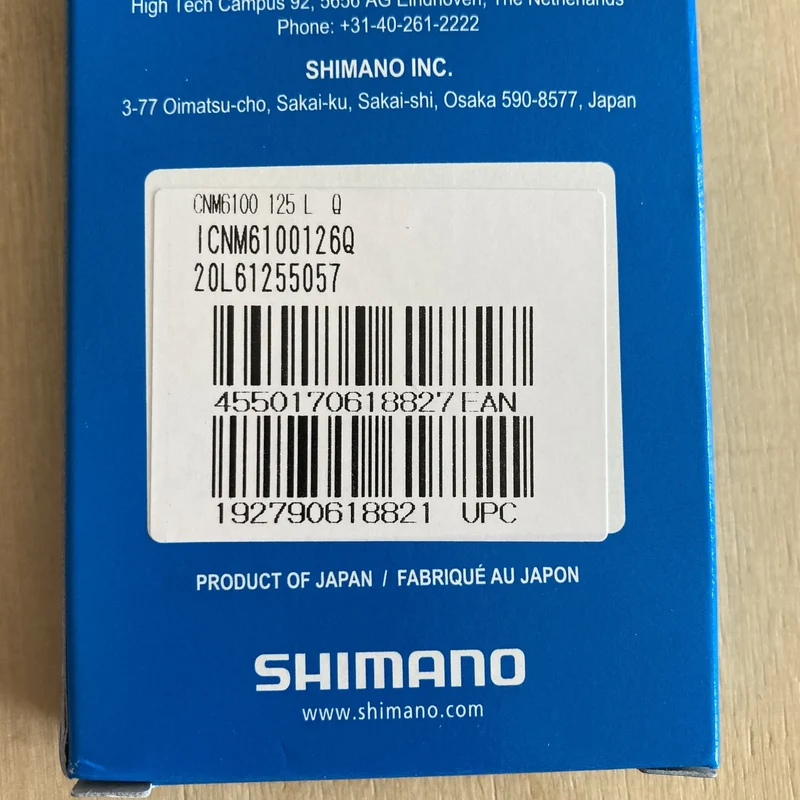 Shimano CN-M6100 Deore 126 Links 12 Speed Bike Chain