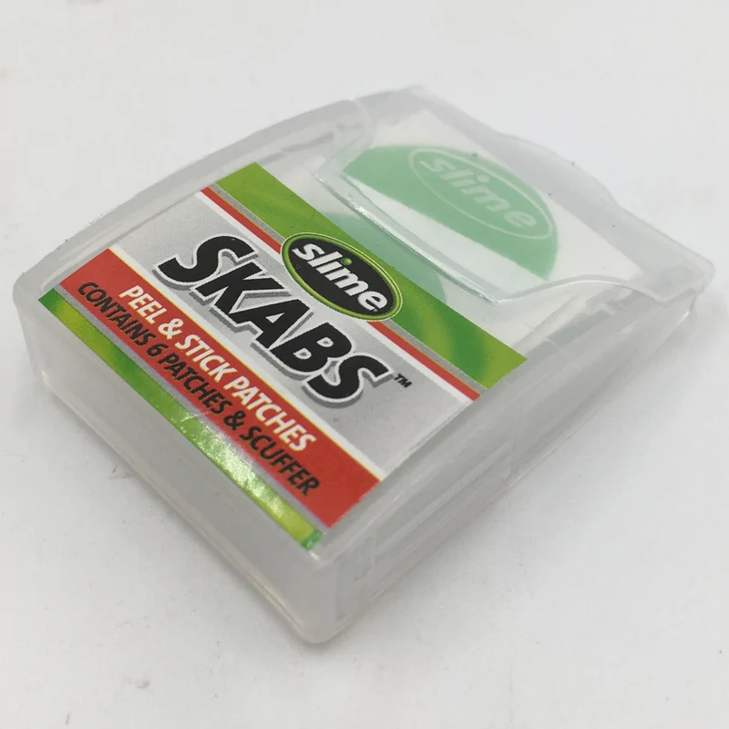 Puncture Repair Pre Glued Patches Slime Skabs 6 Peel & Stick