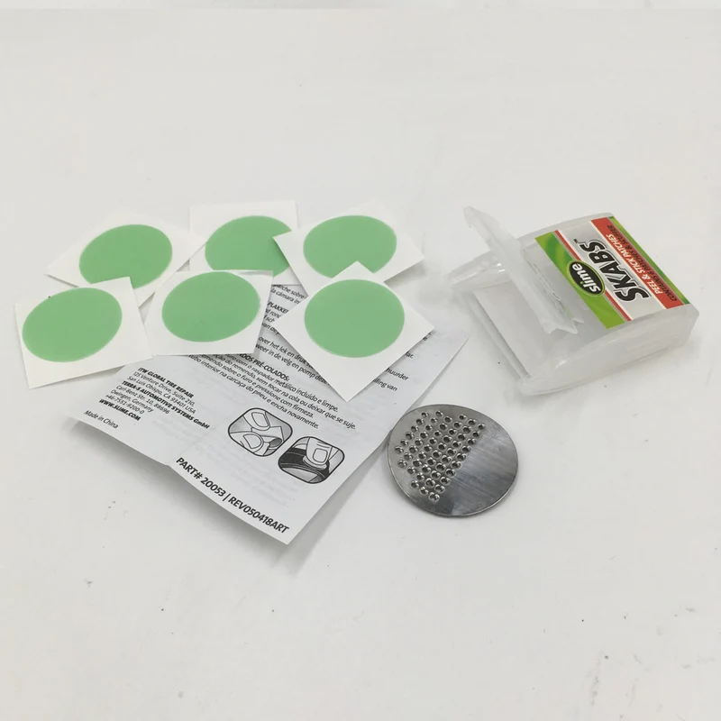Puncture Repair Pre Glued Patches Slime Skabs 6 Peel & Stick