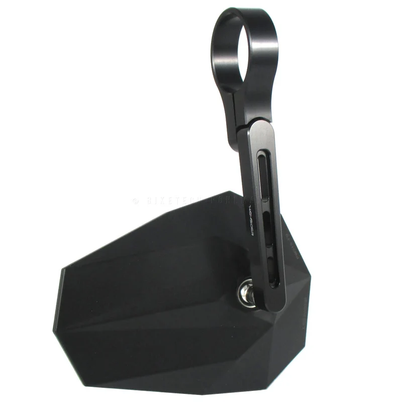 Lenkerendenspiegel Highsider Pro Stealth-X5, Schwarz, E-geprüft, Ø 22-30 mm