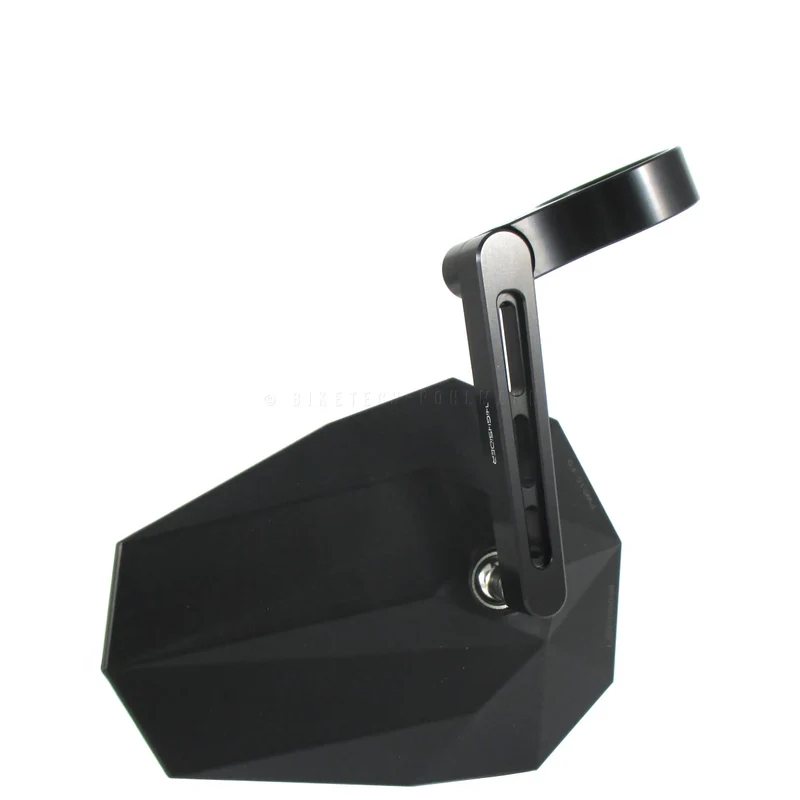 Lenkerendenspiegel Highsider Pro Stealth-X5, Schwarz, E-geprüft, Ø 22-30 mm