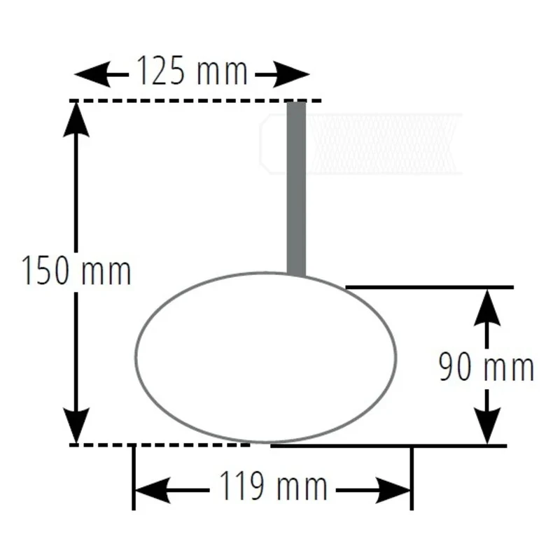 Lenkerendenspiegel Highsider Pro Stealth-X5, Schwarz, E-geprüft, Ø 22-30 mm