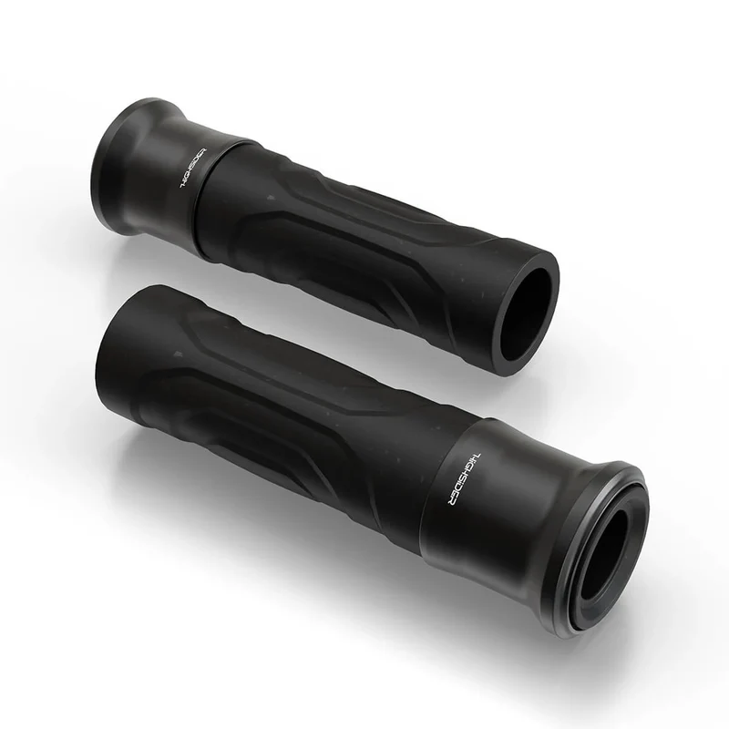 Lenkergriffe Paar Highsider Ventura-Trek Schwarz, Ø Innen 20/23 mm, Länge 125 mm