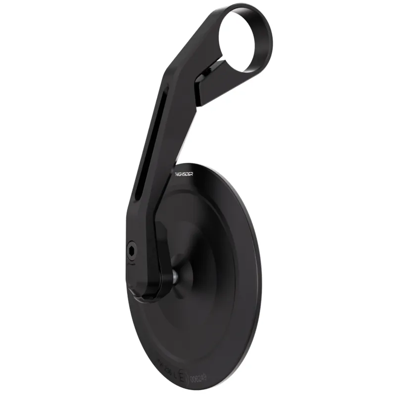 Lenkerendenspiegel Highsider Pro Montana-Slim, Schwarz, E-geprüft, Ø 22-30 mm