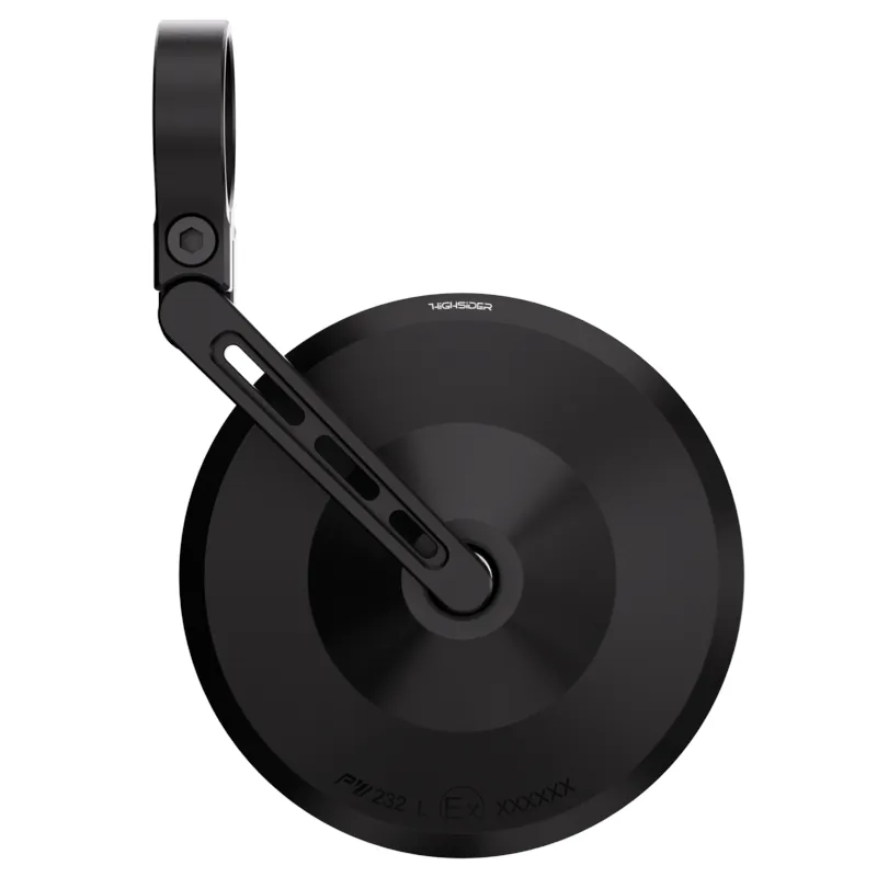 Lenkerendenspiegel Highsider Pro Montana-Blast, Schwarz, E-geprüft, Ø 22-30 mm
