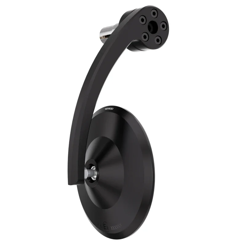 Lenkerendenspiegel Highsider Pro Montana-Blast Evo, Schwarz, E-geprüft, Ø 12-22 mm