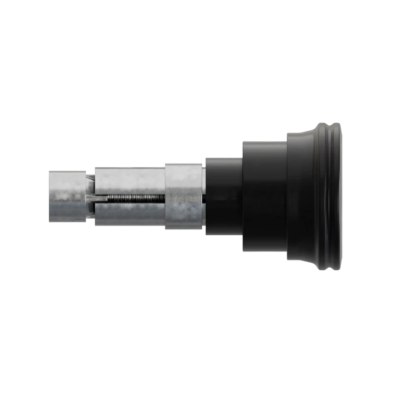 Lenkerenden Highsider Circula-LS mit Spiegelaufnahme, Schwarz, Klemmung 12-22 mm
