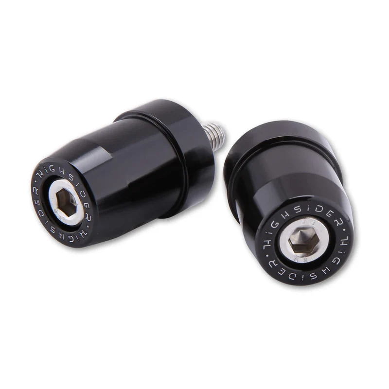 Lenkergewichte Highsider pro schwarz, Ø 25,4 mm, Kawasaki M8 Aufnahme