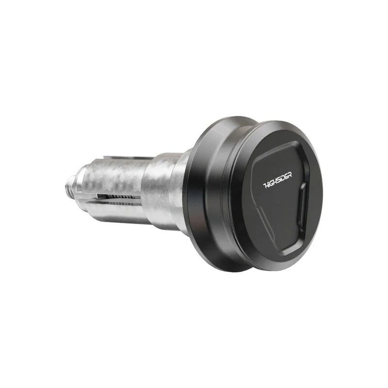 Lenkergewichte Highsider Esagano-XS schwarz, Ø 40 mm, Klemmbereich 12-22 mm