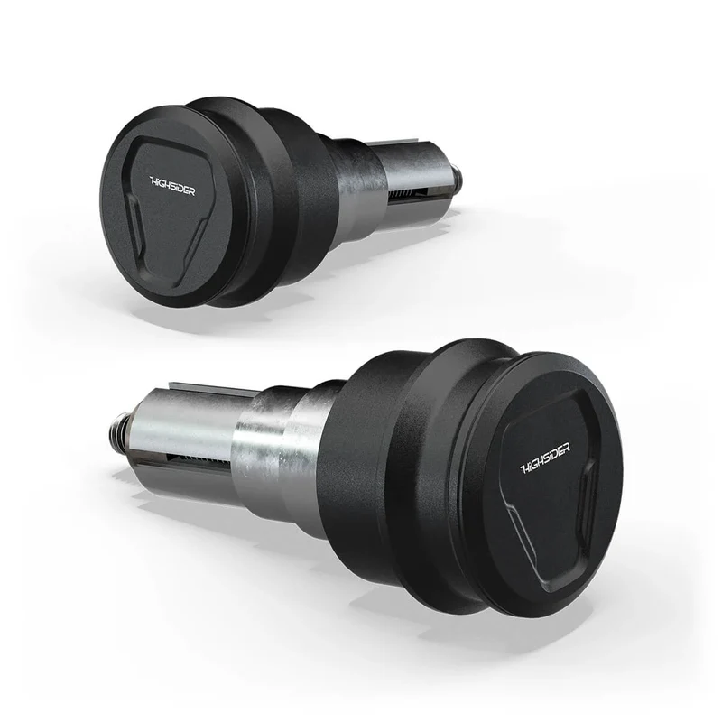 Lenkerenden Highsider Ventura-Trek LS mit Spiegelaufnahme, Klemmung 12-22 mm