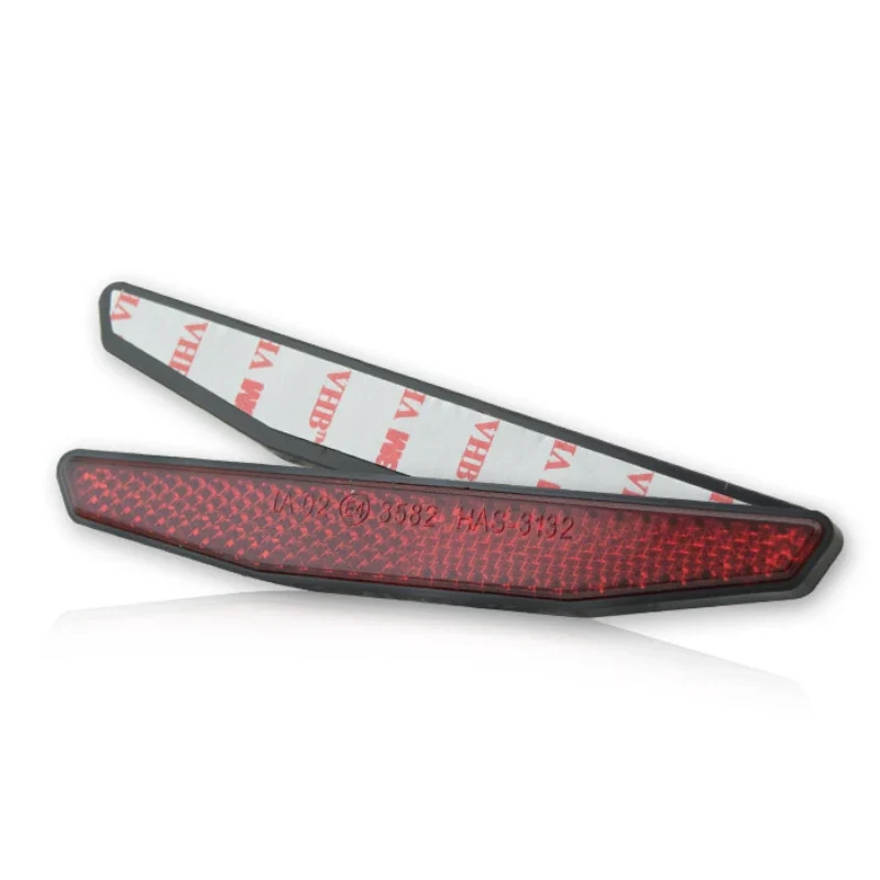 Reflektor Set Spirit Typ 2, rot, 6-eckig, 125 x 18 x 9 mm
