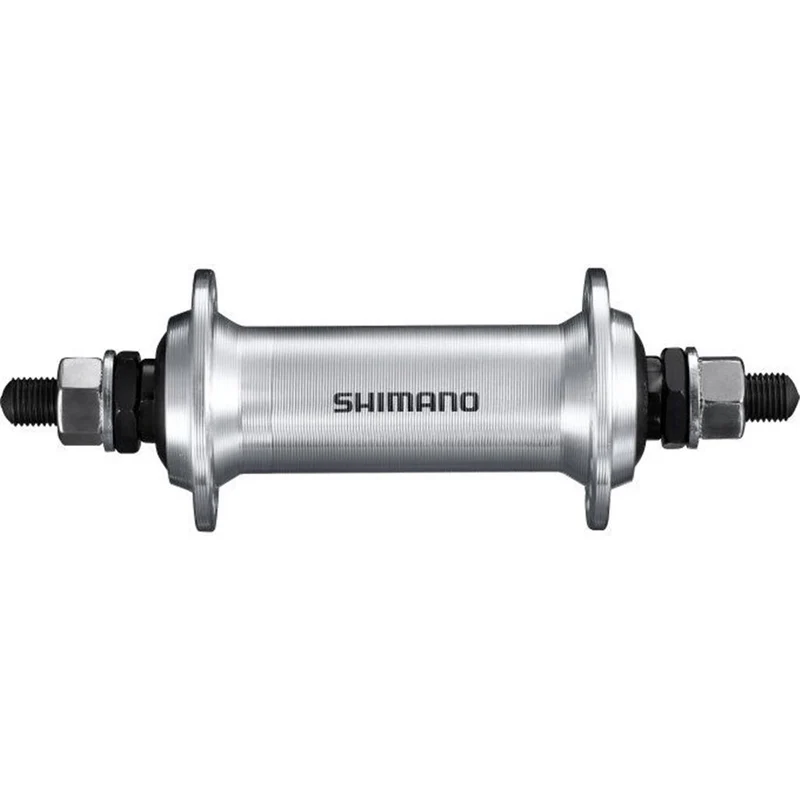 Shimano Vorderradnabe HB-TX500 36 Loch Vollachse m. Muttern Silber