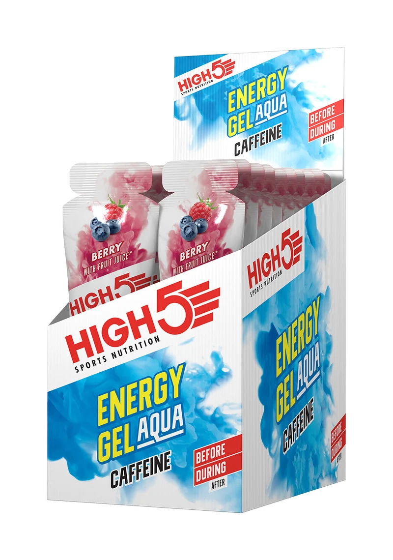 High5 Energy Sports Caffeine Aqua Gel x20
