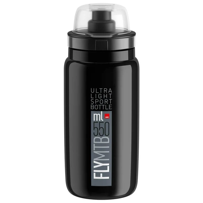 Elite Fly MTB 550ml, Schwarz/Grau