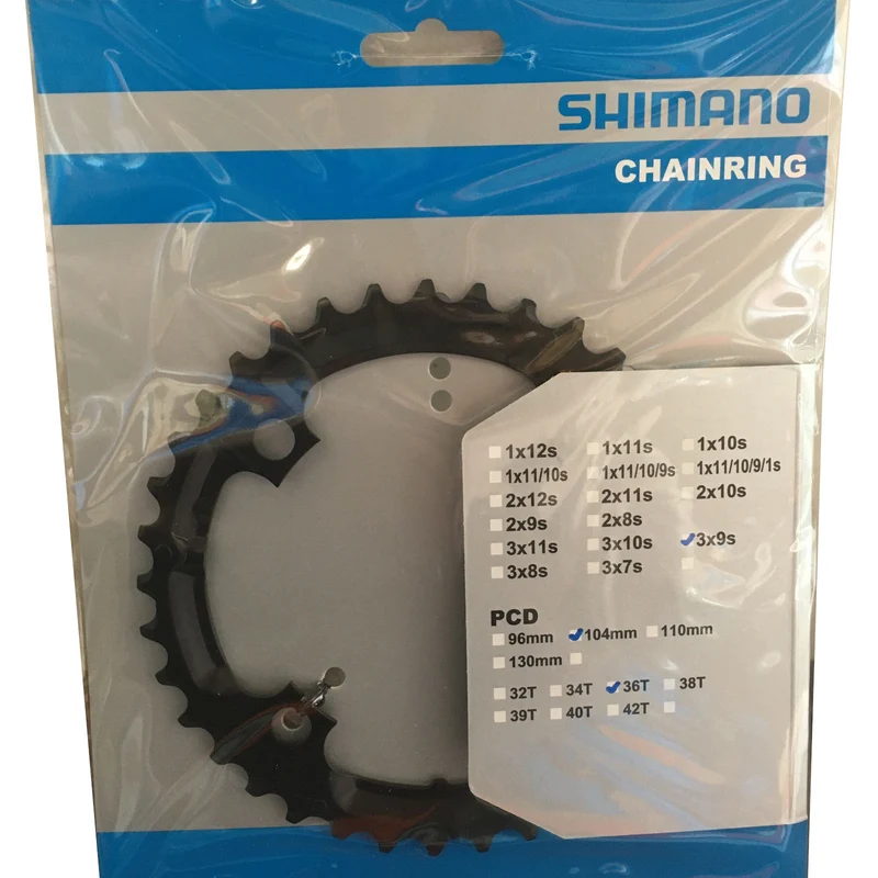Shimano FC-M590 Deore Triple Bike Middle Chainring