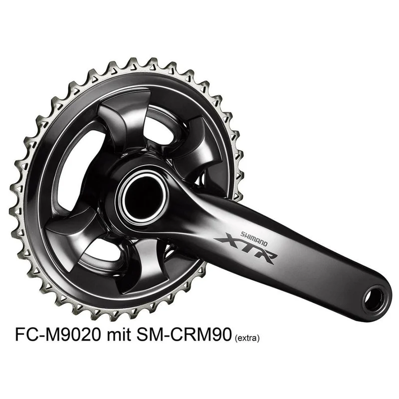 Shimano Kurbelgarnitur XTR 180 Std.Q. O.Kbl