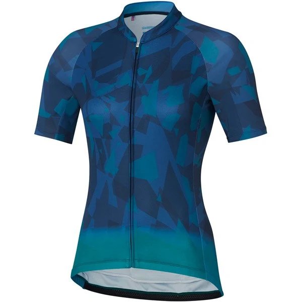 Shimano Mizuki Navy X Large Ladies Short Sleeve Cycling Jersey