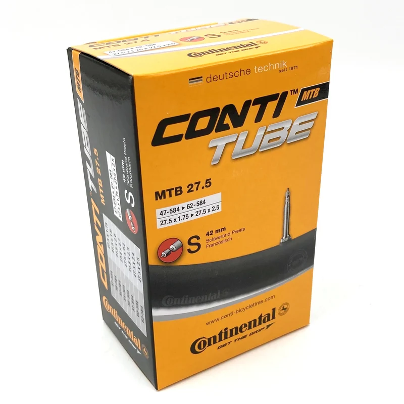 Continental MTB 27.5x1.75-2.5" 27.5 Inch Presta Valve Bike Inner Tube