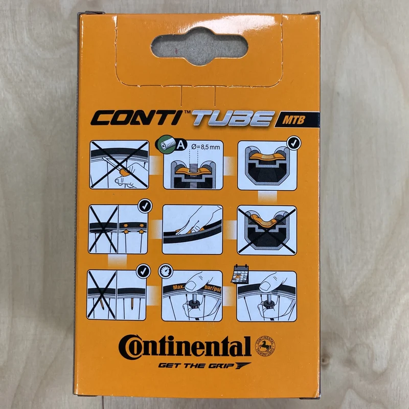 Continental MTB 27.5x1.75-2.5" 27.5 Inch Schrader Valve Bike Inner Tube