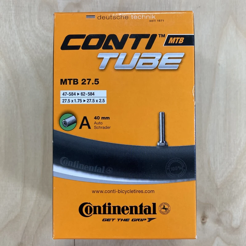 Continental MTB 27.5x1.75-2.5" 27.5 Inch Schrader Valve Bike Inner Tube