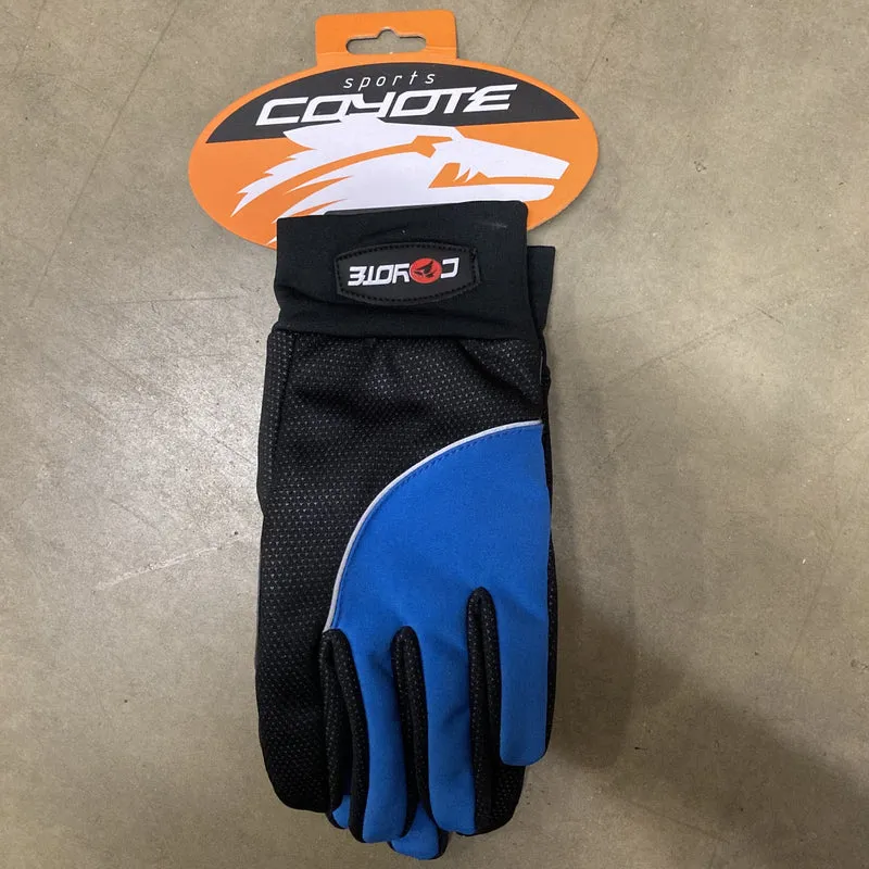 Coyote ATB Winter Black/Sky Blue Medium Men's Full Finger Cycling Gloves