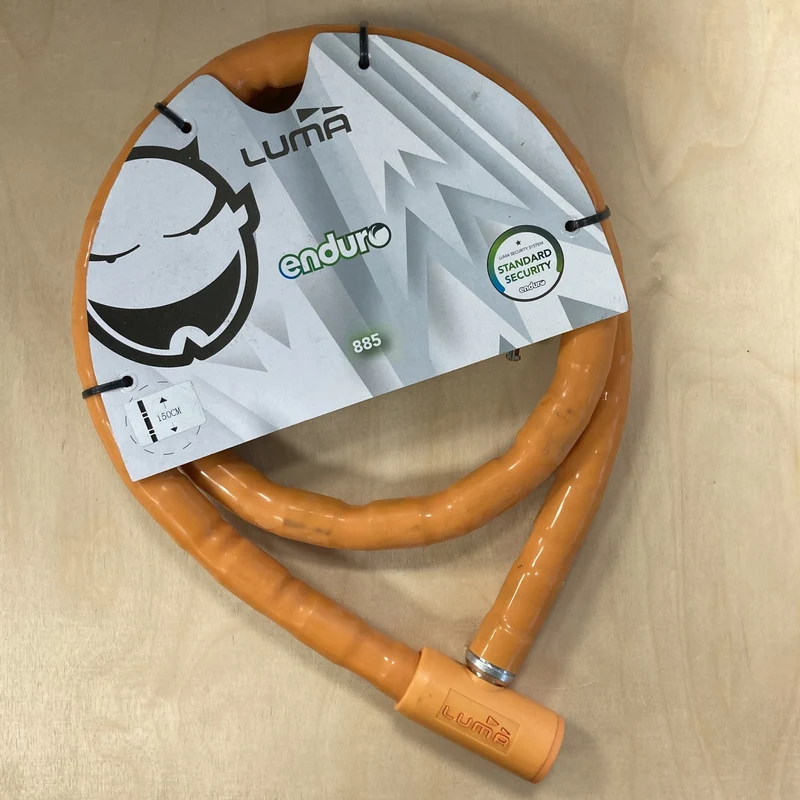 Luma Enduro 885 150cm Orange Bike Chain Lock