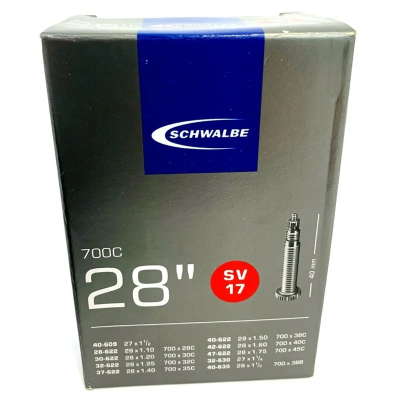 Schwalbe SV17 700x28-47c 700c Presta Valve Bike Inner Tube