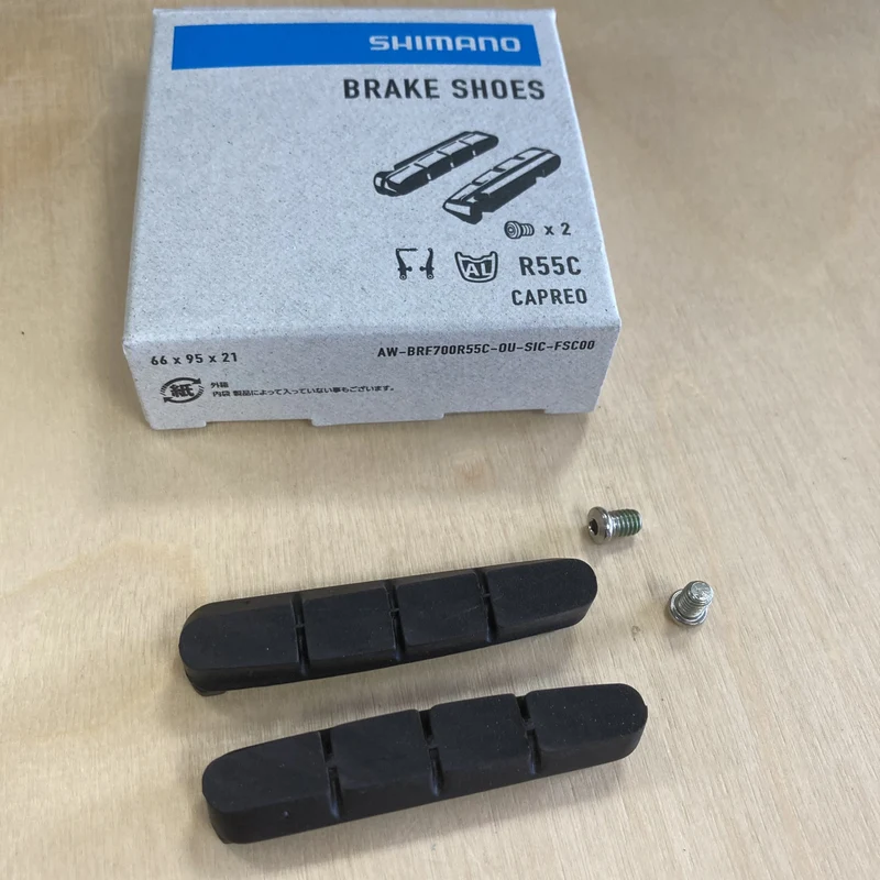 Shimano BR-F800 R55C Pair Bike Brake Pad Inserts