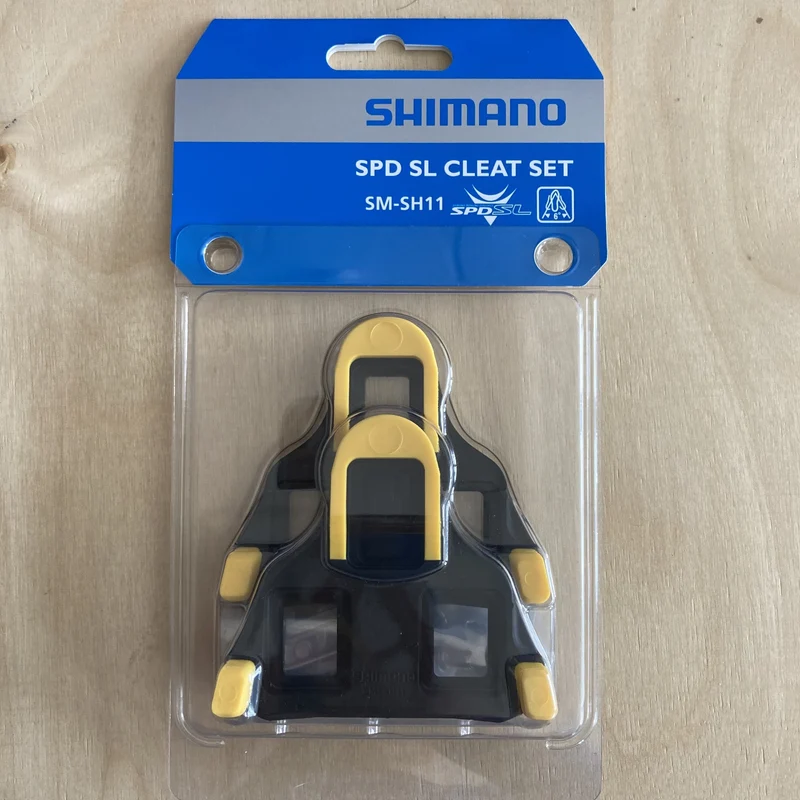 Shimano SM-SH11 Yellow Shimano SPD-SL Bike Shoe Cleats