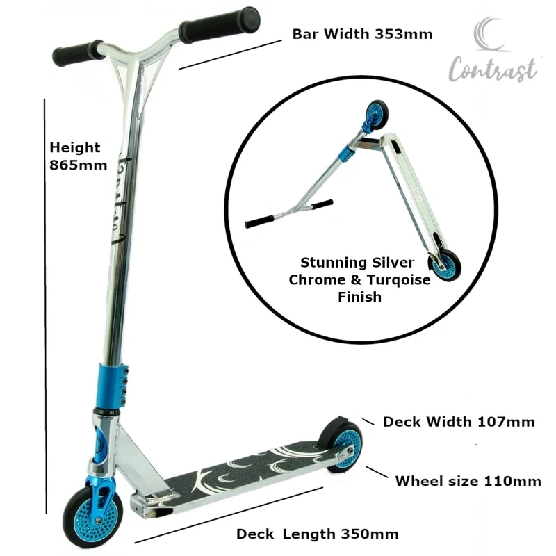 Contrast Stunt Scooter - Available in 3 Colours
