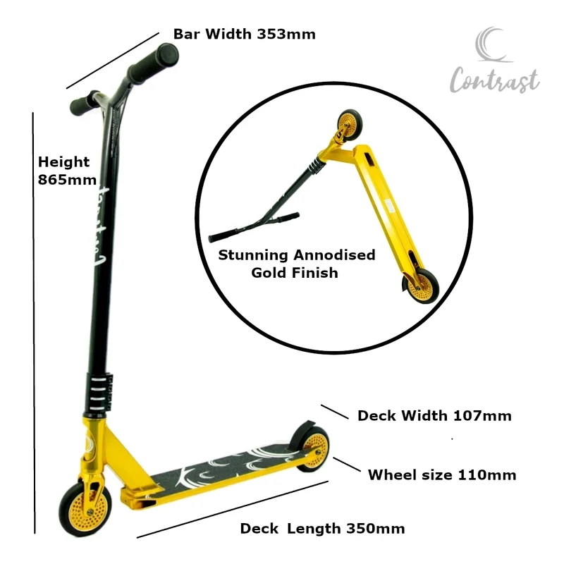 Contrast Stunt Scooter - Available in 3 Colours