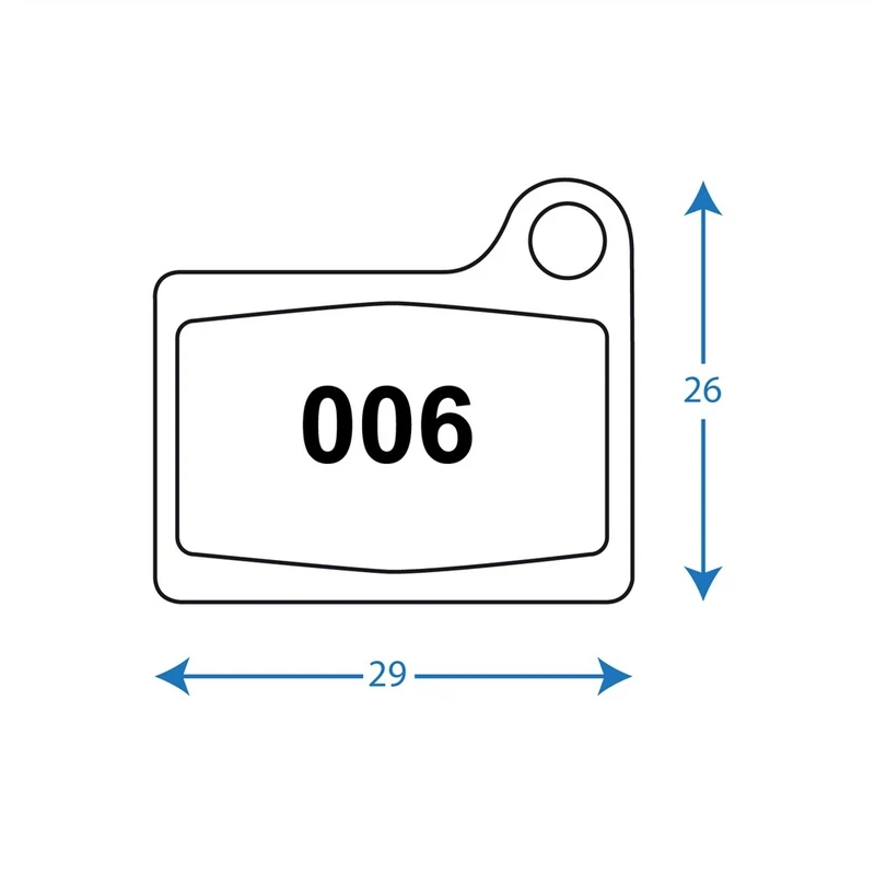 Shimano Deore Disc Brake Pads Sintered - Fits M555 / Nexave C901 (RWD R006)