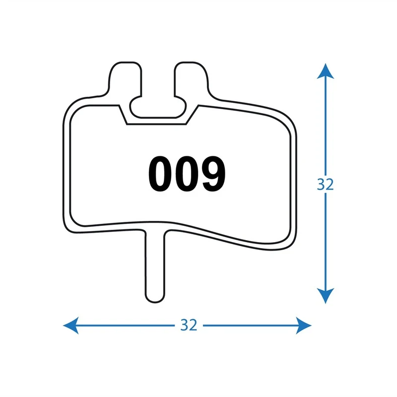 Hayes Nine Disc Brake Pads Sintered - Fits 9 / HFX9 / MX-1 (RWD R009)