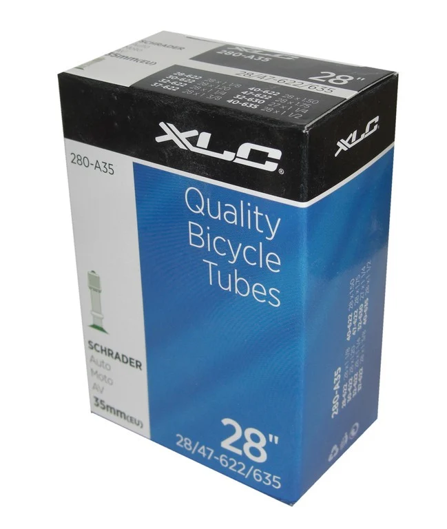 XLC SV 35mm VT-A28 700x28-47c 700c Schrader Valve Bike Inner Tube