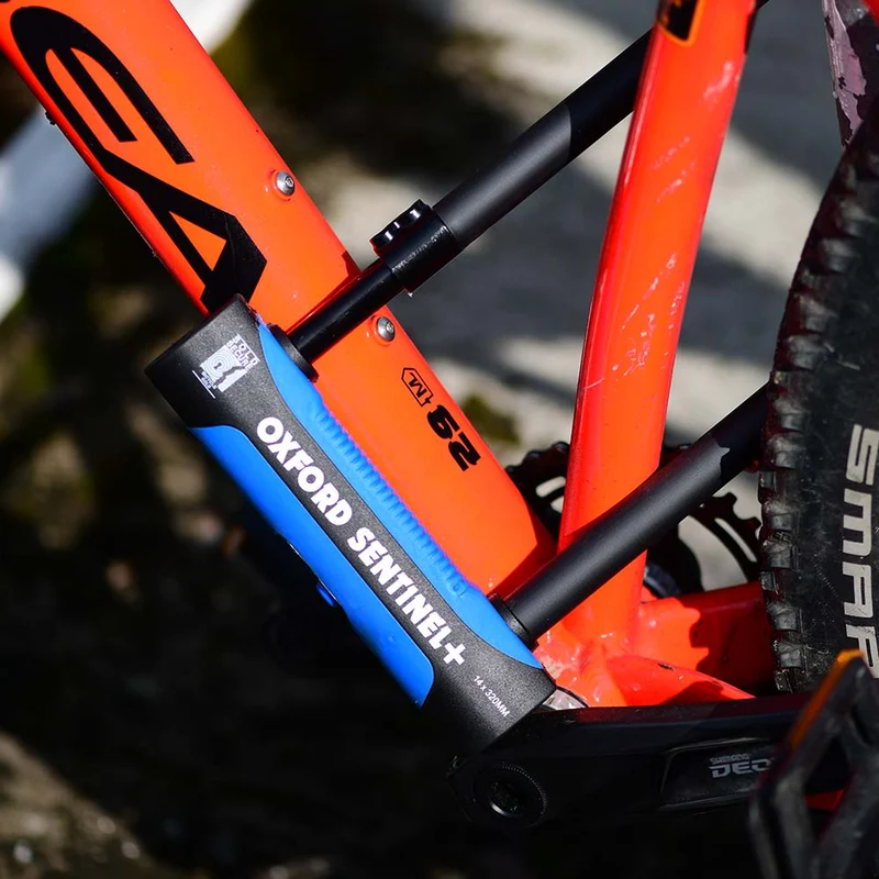 Oxford Sentinel Pro Duo 320x177mm With Cable Bike D-Lock