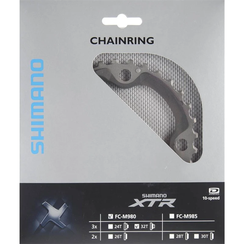 Shimano Kettenblatt 32Z. XTR Fcm980