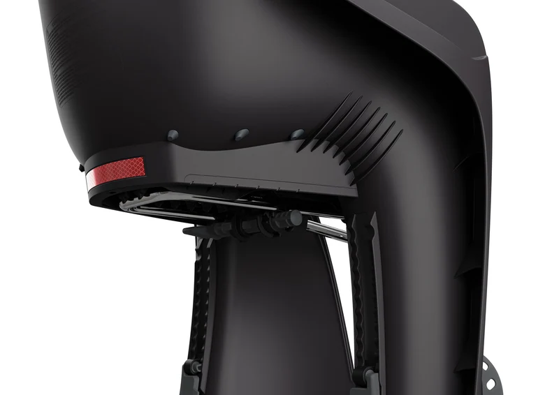 Thule dunkelgrau, Befestigung Rahmen Kindersitz Thule Ride Along Lite 2