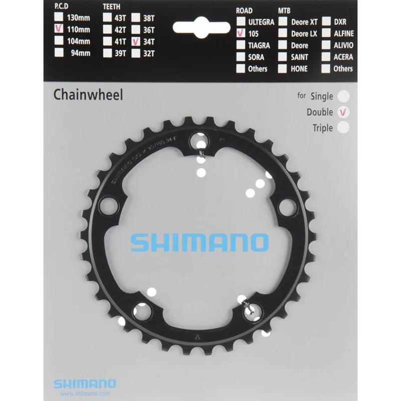Shimano Kettenblatt 34Z.5750 Co.Schwar