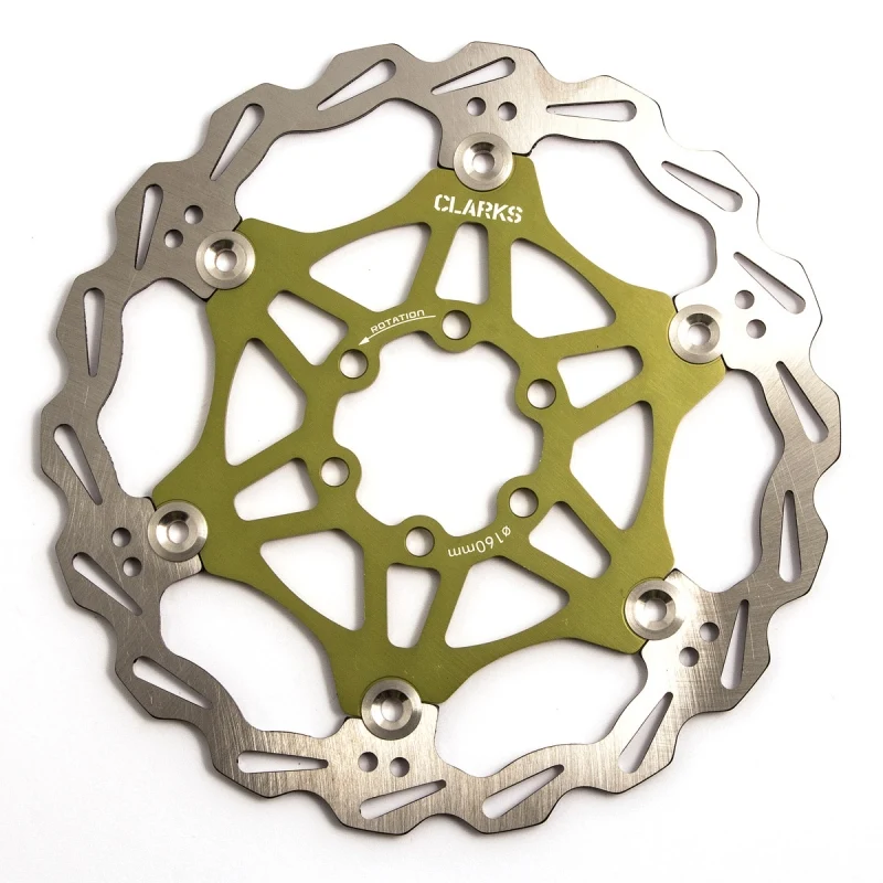 Clarks CFR-06 6 Bolt Lightweight 7075 Floating Bike Disc Brake Rotor