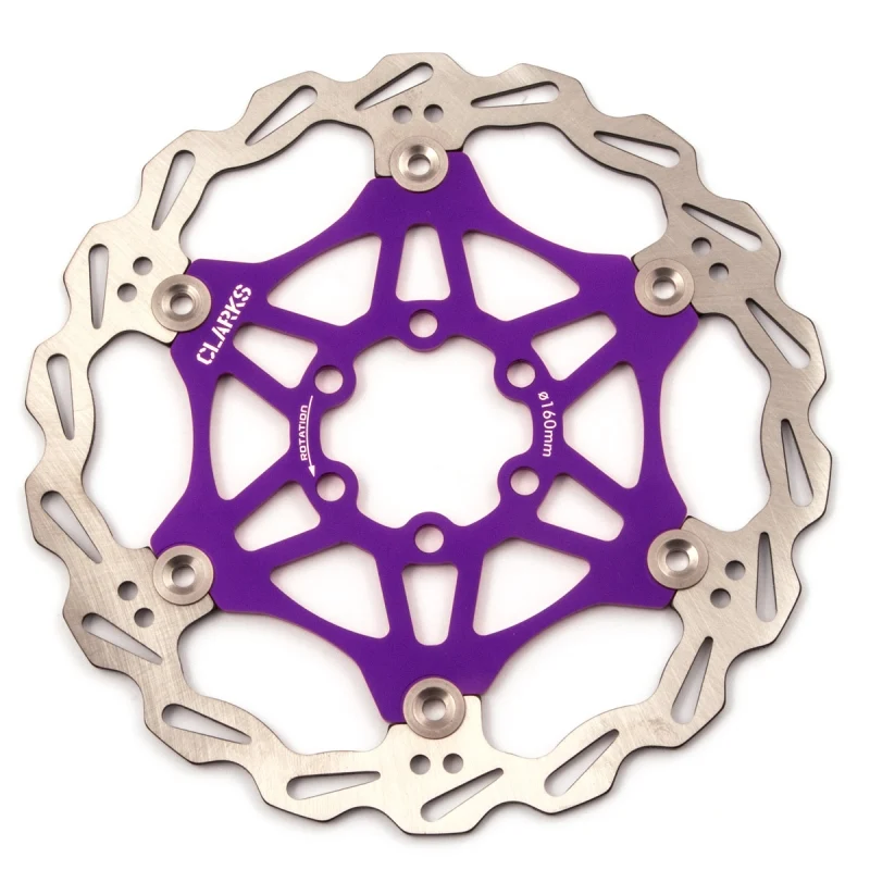 Clarks CFR-06 6 Bolt Lightweight 7075 Floating Bike Disc Brake Rotor