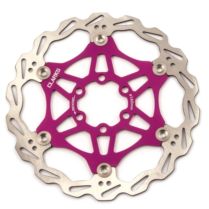 Clarks CFR-06 6 Bolt Lightweight 7075 Floating Bike Disc Brake Rotor