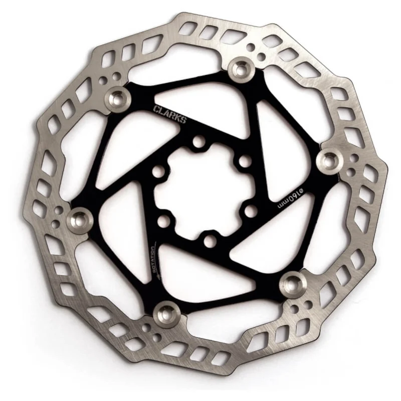 Clarks CFR-09FS 6 Bolt 420 Stainless Steel Floating Bike Disc Brake Rotor